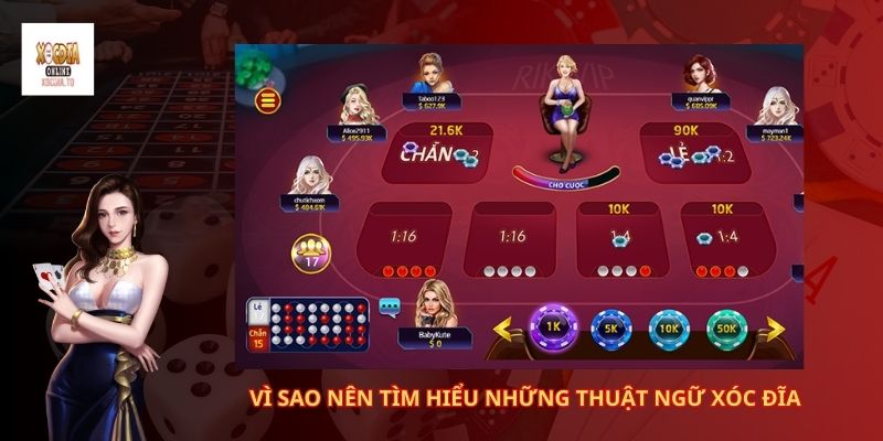 Vì sao nên tìm hiểu những thuật ngữ xóc đĩa